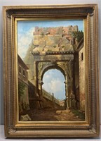 Large Oil Painting: Titus’ Arch