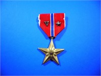 USA BRONZE STAR WITH V-VALOR AND MULTIPLE AWARD