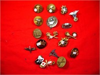 MIXED LOT WW1-DATE COLLAR BADGES /INSIGNIA