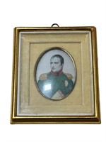 Miniature Antique Portrait Painting