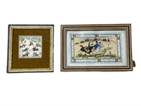 2- Miniature Antique Paintings