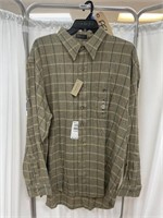 Van Heusen Flannel Shirt Sz XL 17x17-1/2