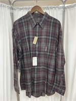 Van Heusen Flannel Shirt Sz XL 17x17-1/2