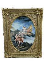 Signed K.P.M. Hand Painted Porcelain Plaque