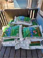 21 bags of wood pellets,  purchased this past