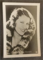 JEANETTE MACDONALD: MANOLI Tobacco Card (1933)