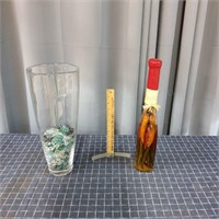 R2 2Pc glass Vase Pepper bottle decor