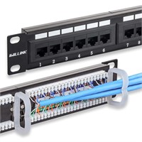 iwillink UL-Listed 24 Port Patch Panel  Cat6 RJ45