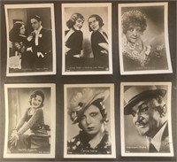 FILM STARS: Scarce MANOLI Tobacco Cards (1933)