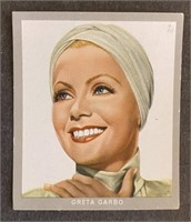 GRETA GARBO: Scarce MONOPOL Tobacco Card (1937)