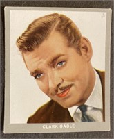 CLARK GABLE: Scarce MONOPOL Tobacco Card (1937)