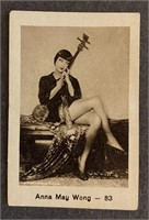 ANNA MAY WONG:  MONOPOL Tobacco Card (1932)