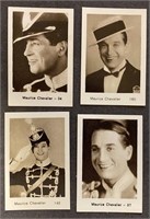 MAURICE CHEVALIER: 4 x MONOPOL Tobacco Cards 1932