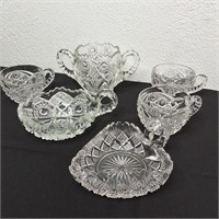 6 PIECE GLASSWARE