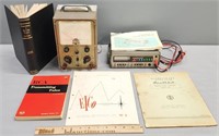 Heathkit Vacuum Tube Voltmeter & Books