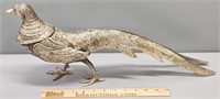 Silverplate Pheasant Table Figure