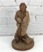 1983 12" Tom Clark 1899 American Indian Sculpture