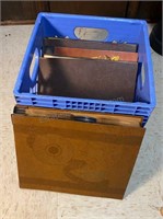 Crate of Victor Records