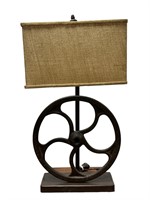 Metal Wheel Lamp