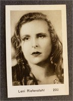 LENI RIEFENSTAHL: Scarce MONOPOL Tobacco Card