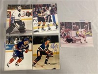 8 Hockey Memorabilia Photos 2 Are Autographed