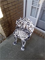 Outside cast iron chair 
28x
16x
9.5