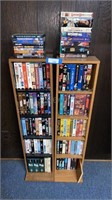 Shelves w/ VHS & DVDs
