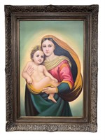 Oil on Canvas of Mother & Child
