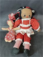 Handmade African Raggedy Ann Style Doll