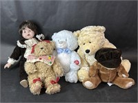 Teddy Bears, Porcelain Doll Boy