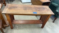 Wood table/desk 48”x17”x 27”H