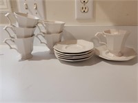 Independence Ironstone 6 Cups and 6 Saucers