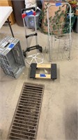 Shopping cart, lightweight dolly -Folds, rolling