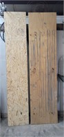 (2) Long Ply Wood Boards