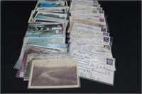 55 Old Post Cards Sent & Unsent