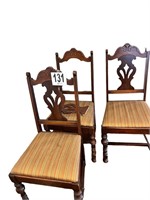 4 Wooden Chairs - Needs Repair(Kitchen)