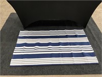 OJIA Blue & White 3x5 Outdoor/Indoor Rug