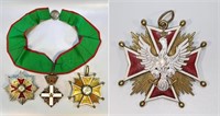 Polish Order of White Eagle & Cross Medals