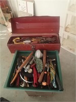 Tool box in tray full of tools 
6x17
x19