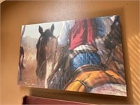 Cowboy & Horse Canvas