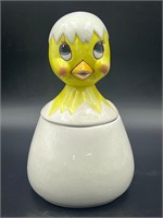 Vtg Cuernavaca Acuario hatching chick cookie jar