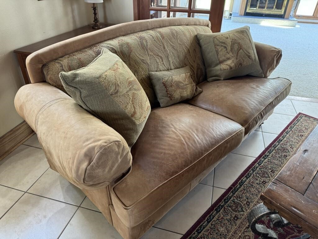 2 Leather Sofas