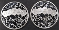 (2) 1 OZ .999 SILVER 2024 HAPPY BIRTHDAY ROUNDS