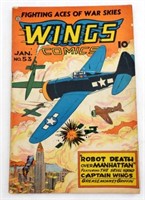 Wings Comics #53 Fiction House 1945