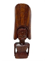 Wood Carved Tribal Figure