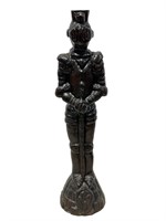 Wood Carved Knight Figure