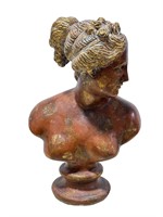 Clay Greek Goddess Venus Bust Statue