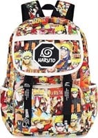 QTY 2 All Over Print Anime "Naruto" Backpack