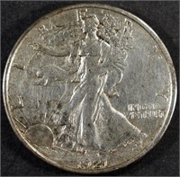 1921-S WALKING LIBERTY HALF DOLLAR XF