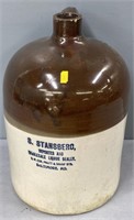 Stansberg Baltimore 3 Gallon Stoneware Jug